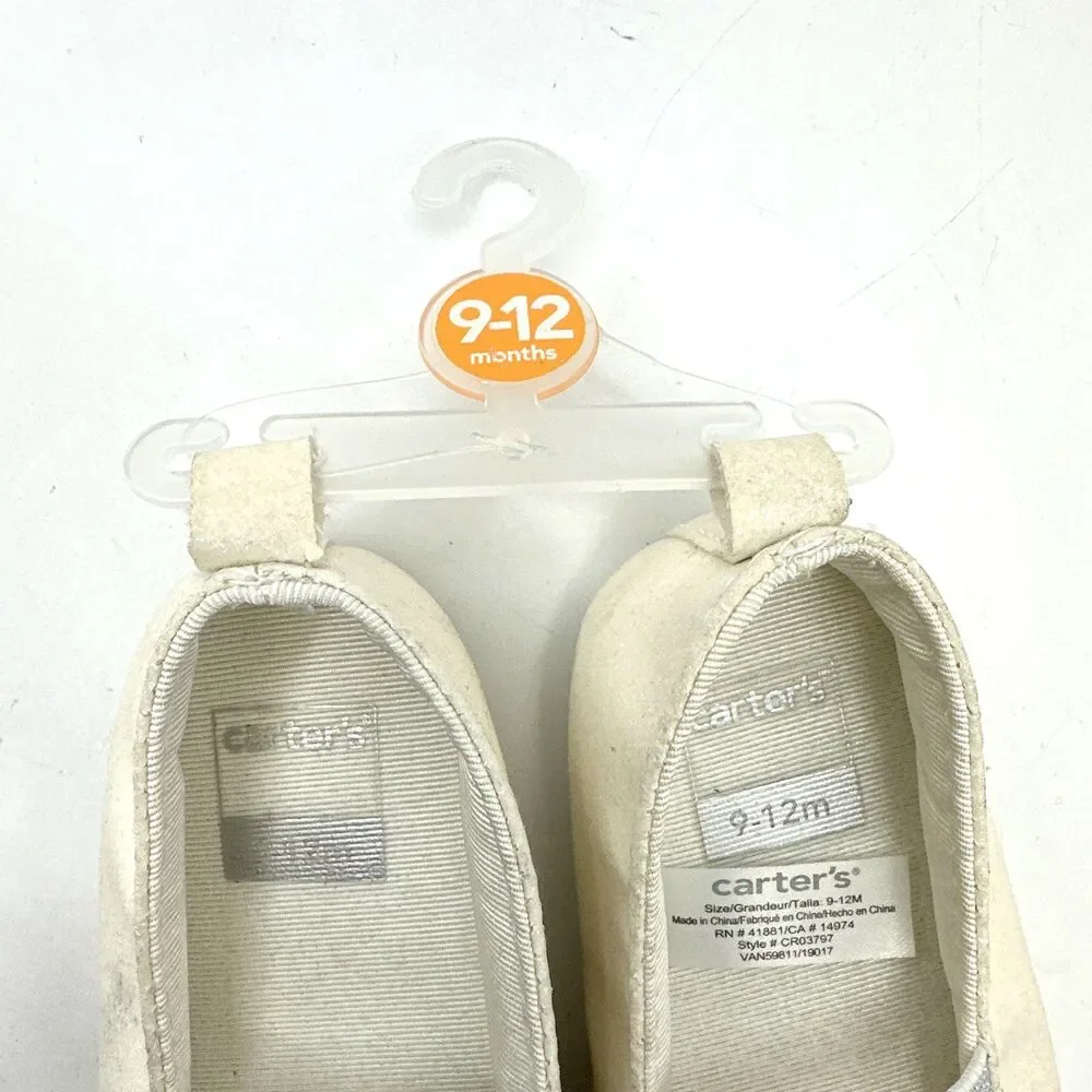 Carters 9-12 Month Formal Dress Soft Shoes -NEW